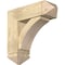 Ekena Millwork Thorton Arts and Crafts Rough Sawn Bracket w/ Offset Brace, Douglas Fir, 8"W x 24"D x 24"H BKT0806X24X24THR03RDF - alternate 1